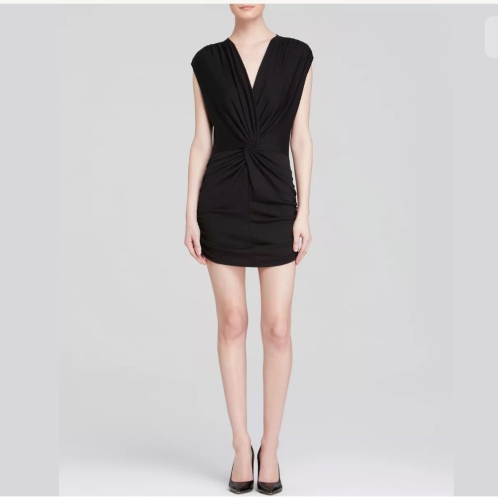 NEW Riller & Fount Twist Neck Mini Dress